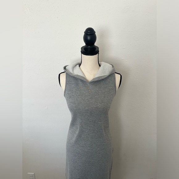 ASOS Gray Maxi Hoodie Dress - Picture 4 of 6